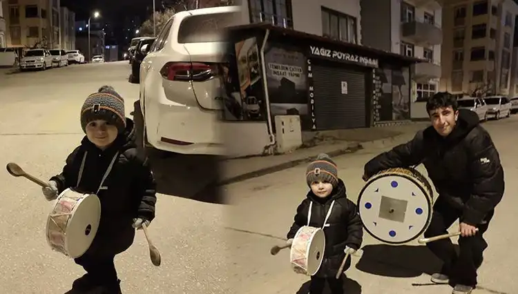Türkiye’nin En Küçük Ramazan Davulcusu: Gelenekleri Yaşatıyor
