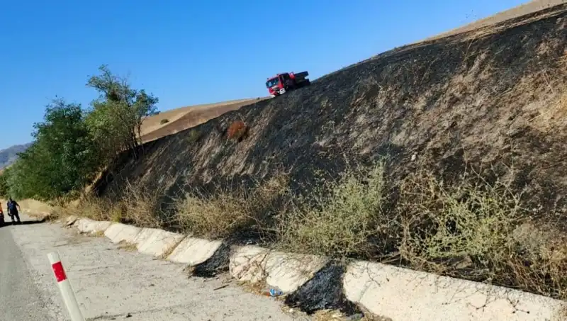 Elazığ’da Efsane Yangın Korkusu: Otluk Alan ve Yerleşim Alanı Tehlike Altında