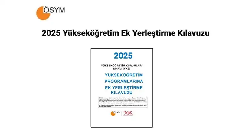 2025 Yükseköğretim Ek Yerleştirme Kılavuzu: Tercih Tarihleri ve Ücretler