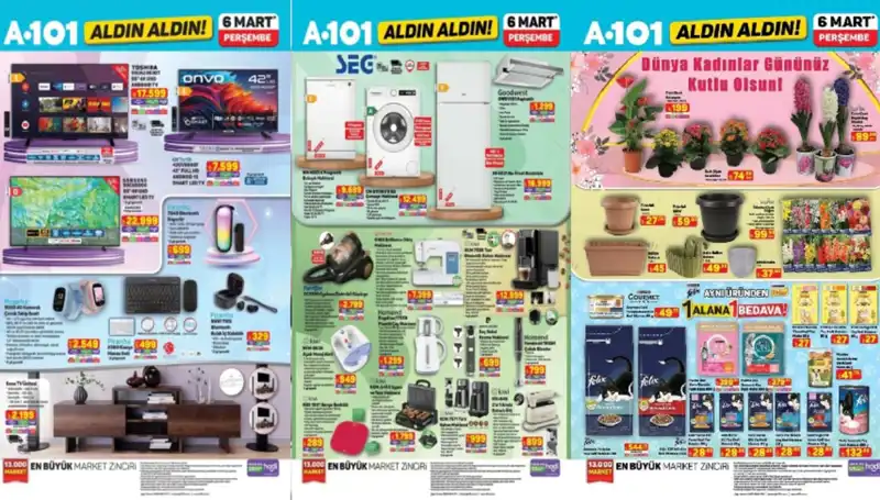 A101 6 Mart Aktüel Ürünler: İhtiyaçlarınızı Karşılayacak Fırsatlar!