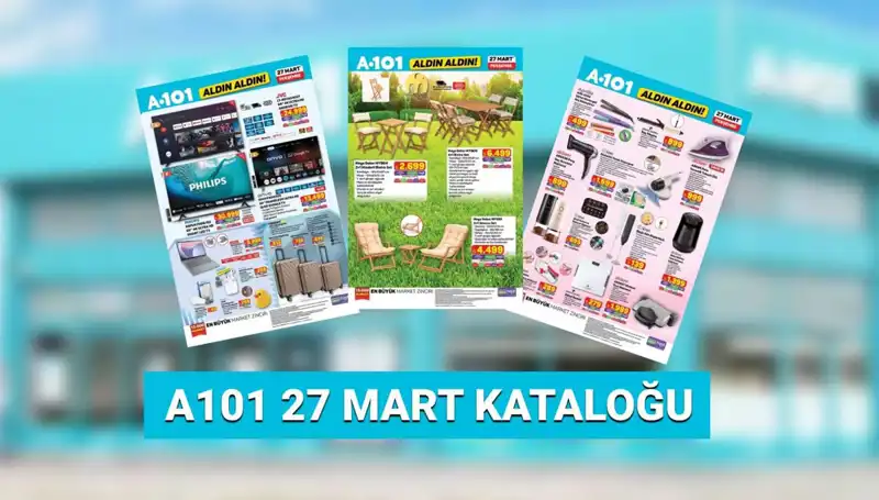 A101 Aktüel Kataloğu 27 Mart'ta Canlı Satışa Sunuluyor!